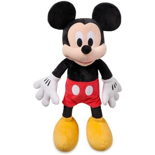 Disney Store Official Mickey Mouse Medium Soft Toy for Kids, Cuddly Character with Fuzzy Texture and Embroidered Details, Soft Tail, Plushy Suitable for All Ages.