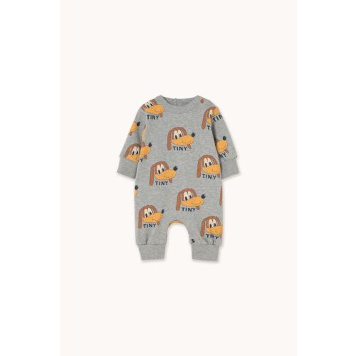 DOGS ONE-PIECE medium grey heather | TINY