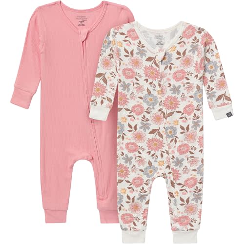 Modern Moments by Gerber Baby Viscose 2-pack Footless Tight Fitting Pajamas