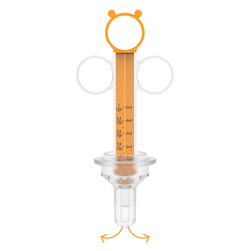 oogiebear baby medicine syringe & feeder — 2-piece set