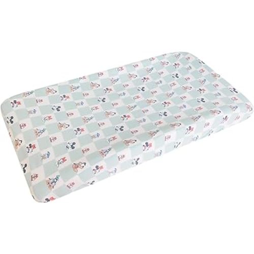Premium Knit Diaper Changing Pad Cover Mickey Mouse & Friends by Copper Pearl