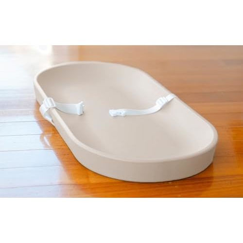 Premium Waterproof Baby Change Pad & Changing Mat, Portable Nappy Mat for Home & Travel, Soft Easy-Clean Surface, 70cm x 35cm (Beige)