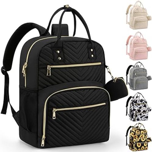 Diaper Bag Backpack,Baby Essentials Diapers Bag with Pacifier Case,Multipurpose Stylish Large Capacity Travel Backpack for Baby Girl/Boy(M-Black)