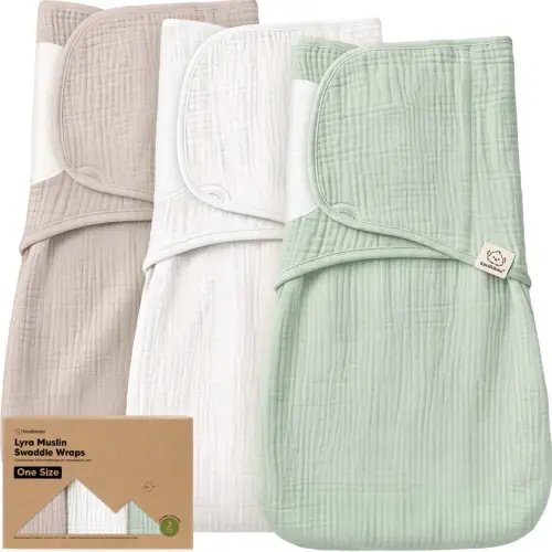 KeaBabies Organic Baby Swaddle Wraps for Newborn | KeaBabies