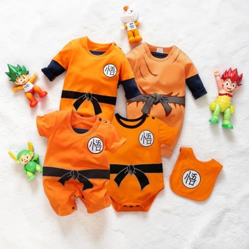 Anime baby Cotton Romper Outfit, Anime long sleeve rompers , Cotton Toddler costume for Anime Fans