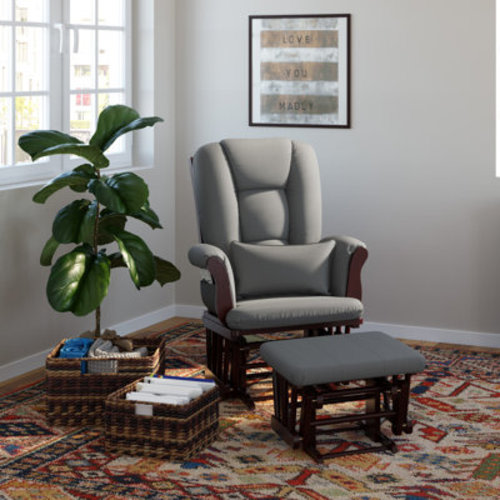 Storkcraft Tuscany Rocking Chair Glider with Ottoman & Reviews | Wayfair