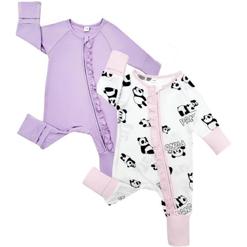Bow Dream Baby Bamboo Rayon Romper Girl Footless Viscose Newborn Infant Footie Outfits Mitten Cuffs Toddler Boy Clothes