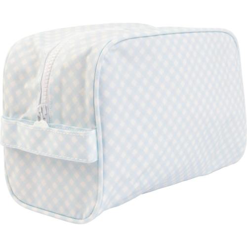 The Dopp Kit in Blue Gingham