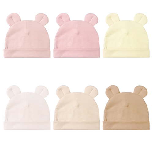 lanema 6 Pieces Infant Beanies Caps Soft Caps Upgrades for Newborns Boy & Girls