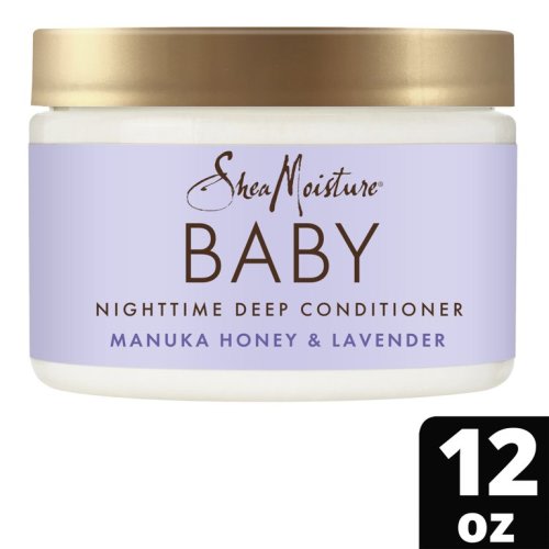 SheaMoisture Baby Nighttime Deep Conditioner with Manuka Honey & Lavender, 12 oz