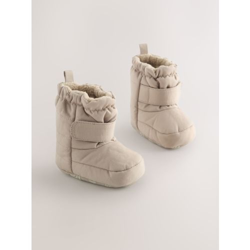Neutral Baby Touch Fastening Snow Boots (0-2mths)