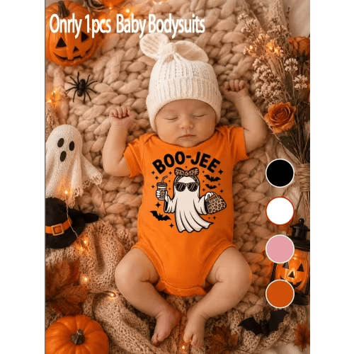 halloween baby girl clothes baby items cute ghost wearing - Temu