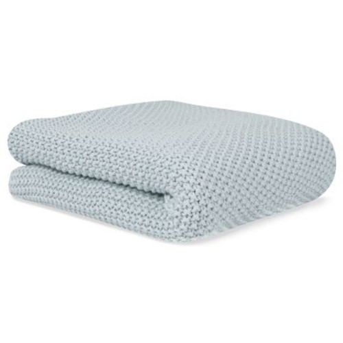 SARO Tricot Baby Blanket - 100% GOTS Organic Cotton, Soft, Eco-Friendly & OEKO-TEX® Certified