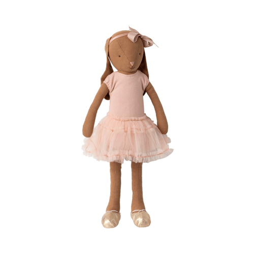 Bunny size 3, Chocolate brown - Ballet suit and skirt rose