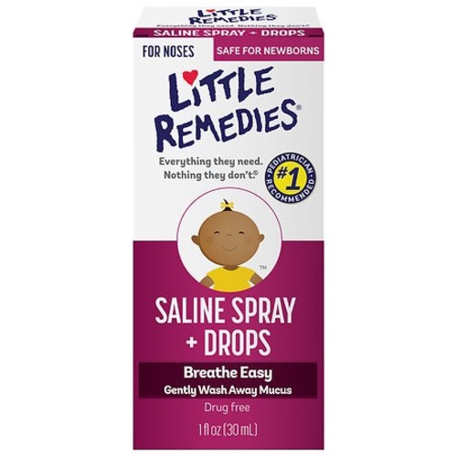 Little Remedies Saline Spray and Drops