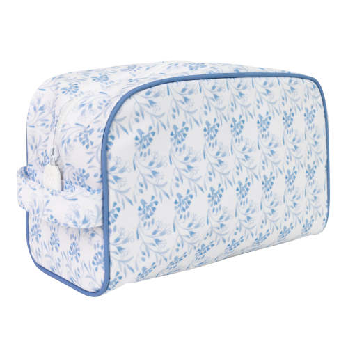 The Dopp Kit in Navy Floral