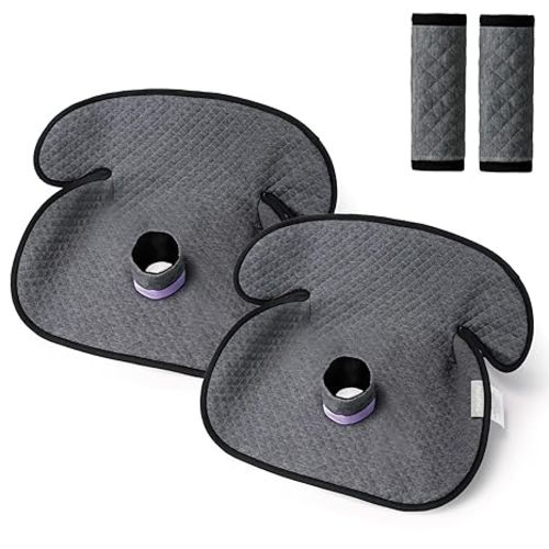 2 Pack Baby Potty Training Car Seat Protector, Waterproof Car Seat Liner for Potty Training Toilet, Baby Infant Toddler Piddle Pad Fits for Carseat, Stroller, Highchair - 2 Pack, Dark Gray