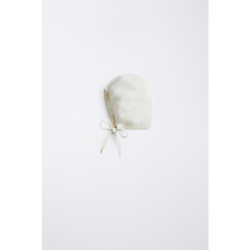 100% CASHMERE BONNET - Ecru | ZARA United States