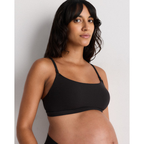 Second Skin Nursing Scoop Bralette (2-pack) in Black size XL