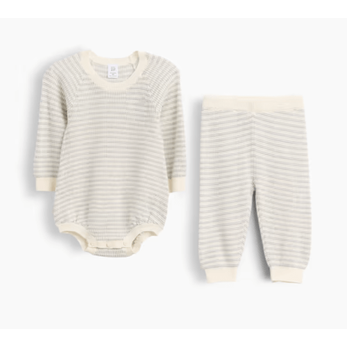 Baby Waffle Sweater Set