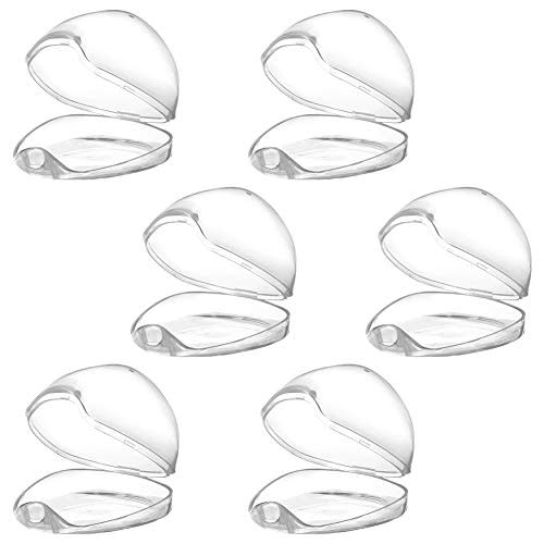 Accmor Pacifier Case, Pacifier Holder Case, Pacifier Container for Travel, BPA Free, Transparent, 6 Pack