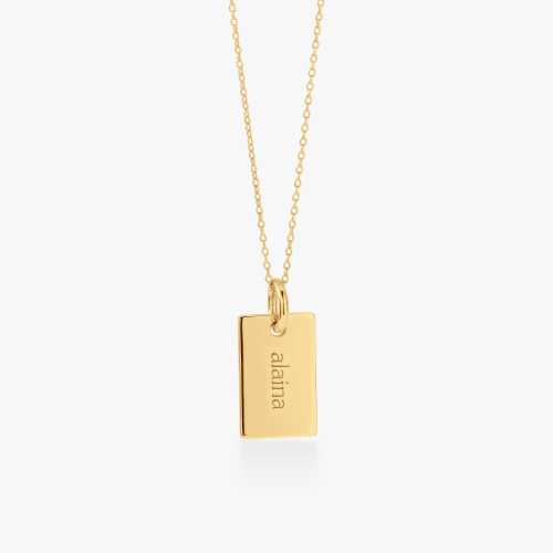 Mini Dog Tag Necklace