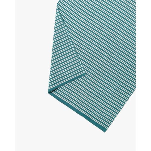Tenugui, Chusen-Zome, Teal with White Shima