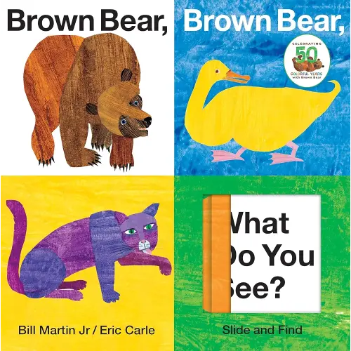 Brown Bear, Brown Bear, What Do You See? Slide and Find: An interactive board book edition of the classic Eric Carle picture book (Brown Bear and Friends)