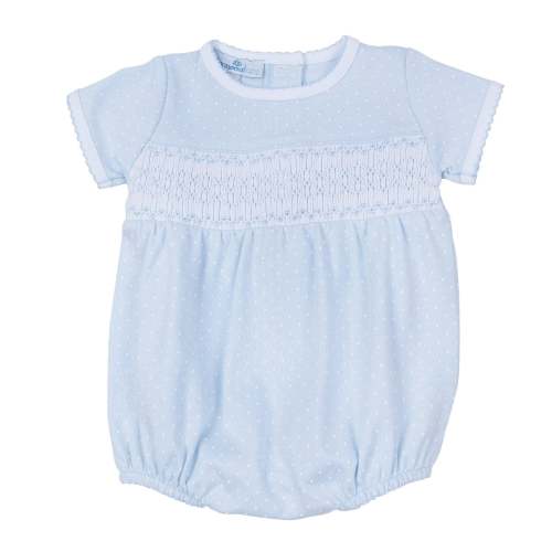 Simply Sweet Smocked Bubble - Light Blue