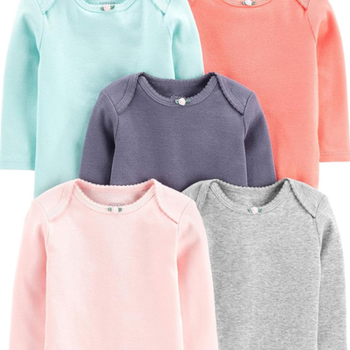 Simple Joys by Carter's baby-girls 5-pack Long-sleeve Bodysuit