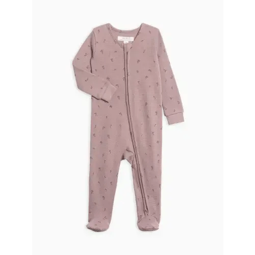 Lane Waffle Knit Zipper Sleeper