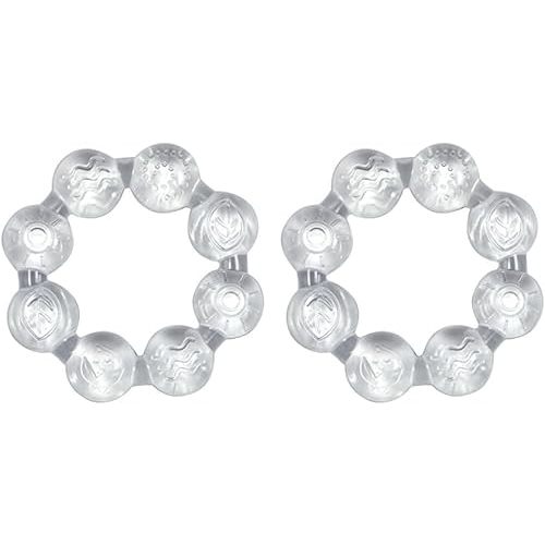 Cooling Ring Teether-Clear (Pack of 2)