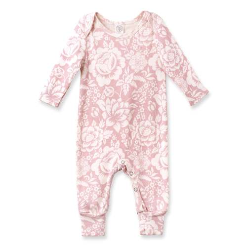 Vintage Rose Cotton Floral Romper – August + Willow