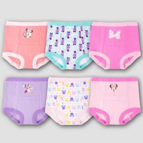 Toddler 6pk Minnie Mouse Potty Training Underwear