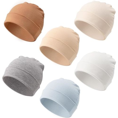 AQOKKA Baby Newborn Hats for Unisex 0-24 Months Pit-Stripe Pattern