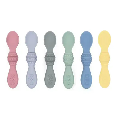 Baby Silicone Spoons | First Stage Infant Spoons