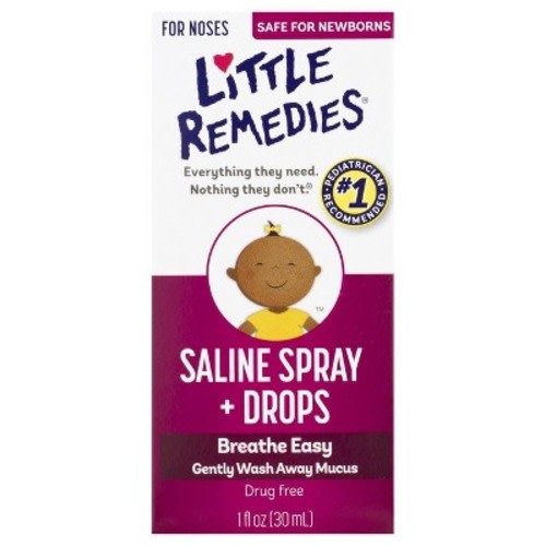 Little Remedies Saline Spray/Drops - 1 fl oz
