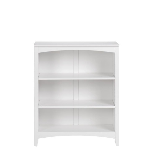 Camaflexi Shaker Style White Wood Bookcase ( 30-in W x 36-in H x 13-in D ) Finished