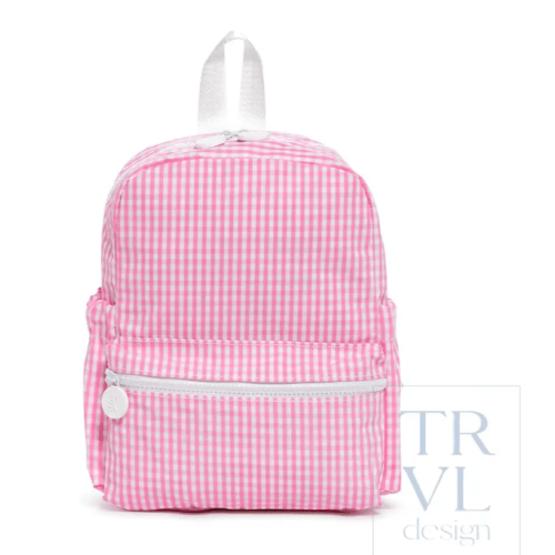 Mini Backer - Gingham Pink