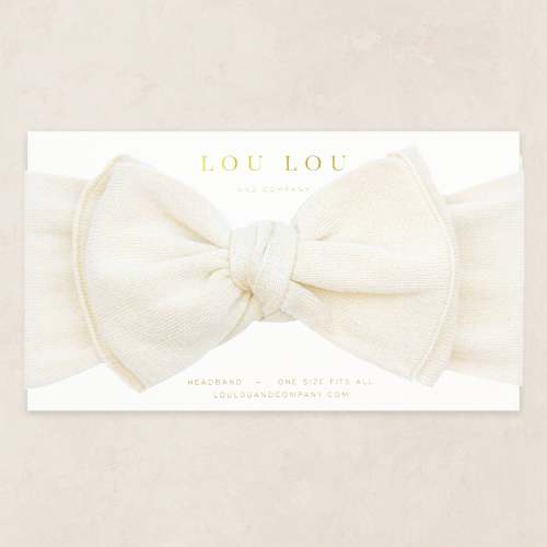 Knit Headband - Ivory