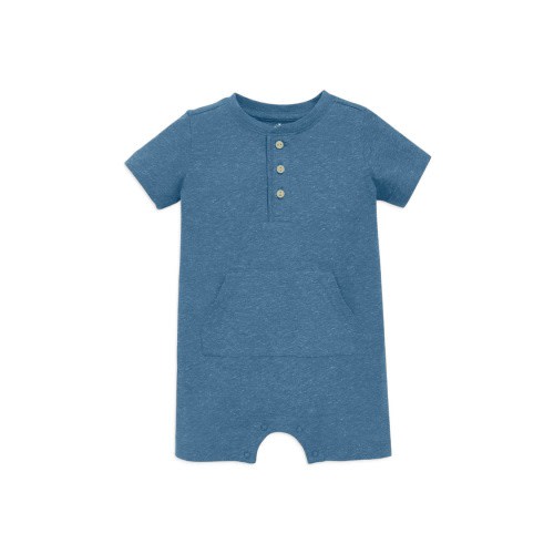 Baby Heathered Henley Shortie