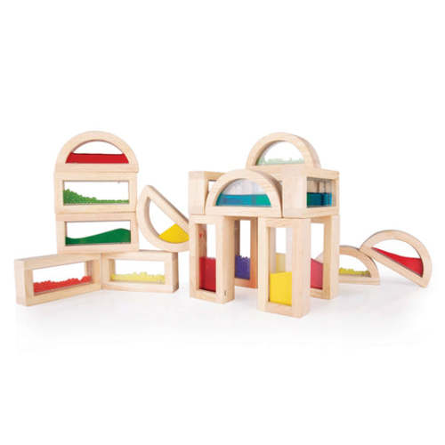 Sensory Rainbow Blocks - 18 pc. Set
