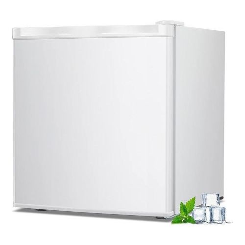 1.1 Cu.ft Mini Freezer, Small Freezer with Removable Shelves, Adjustable Thermostat, Reversible Single Door Hinge, SLIVER