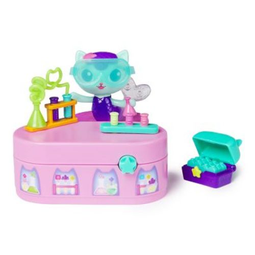Gabby’s Dollhouse, Celebration Series MerCat Bobble Figure with Dollhouse Furniture and Accessories, Kids Toys for Girls & Boys Ages 3 and Up