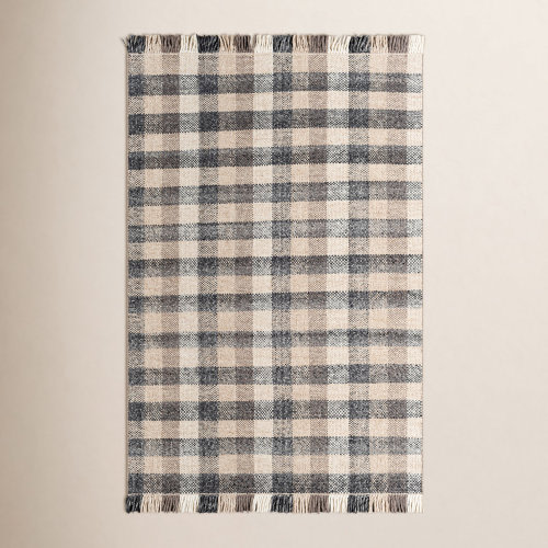 Joss & Main Cordelia Hand-Woven Plaid Rug & Reviews | Joss & Main