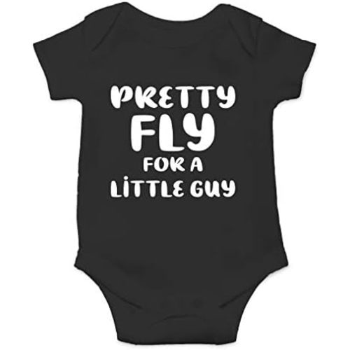 AW Fashions Pretty Fly For A Little Guy Baby Bodysuit Funny Adorable Cute Unisex Infant Coming Home Outfit