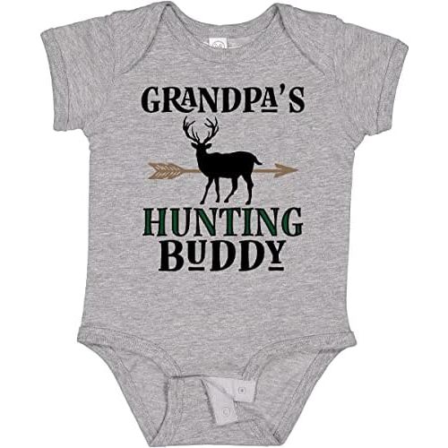 inktastic Bow Hunter Grandpa Hunting Buddy Baby Bodysuit
