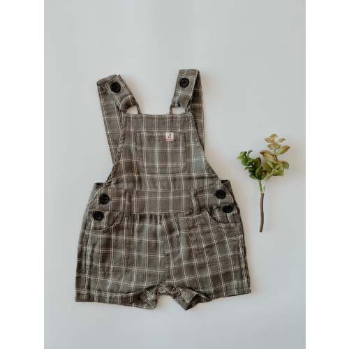 Bowline Overall Romper | Plaid