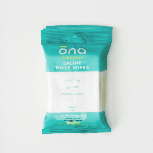 saline nose wipes