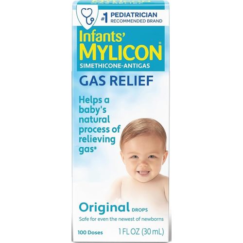 MYLICON Gas Relief Drops for Infants and Babies, Original Formula, 1 Fluid Ounce